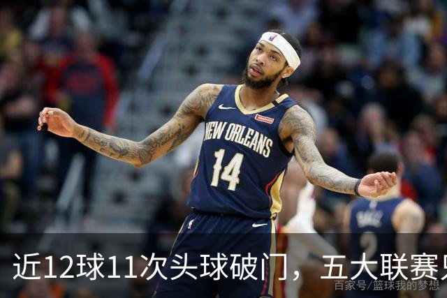 近12球11次头球破门，五大联赛只有范戴克追平他
